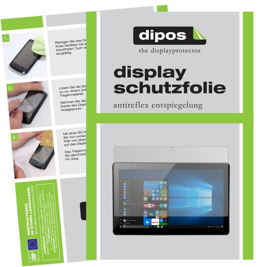 2x Schutzfolie matt für Odys Fusion Win 12 Pro 2in (1)
