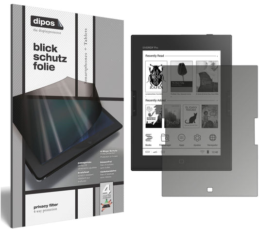 Blickschutzfolie für Energy Sistem eReader Pro HD  (1)