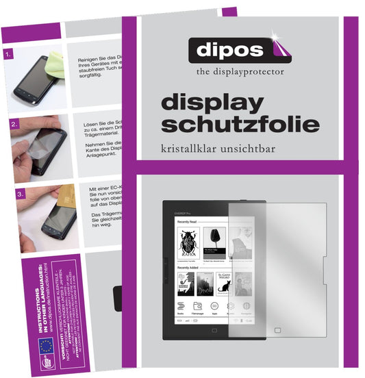 2x Schutzfolie klar für Energy Sistem eReader Pro  (1)