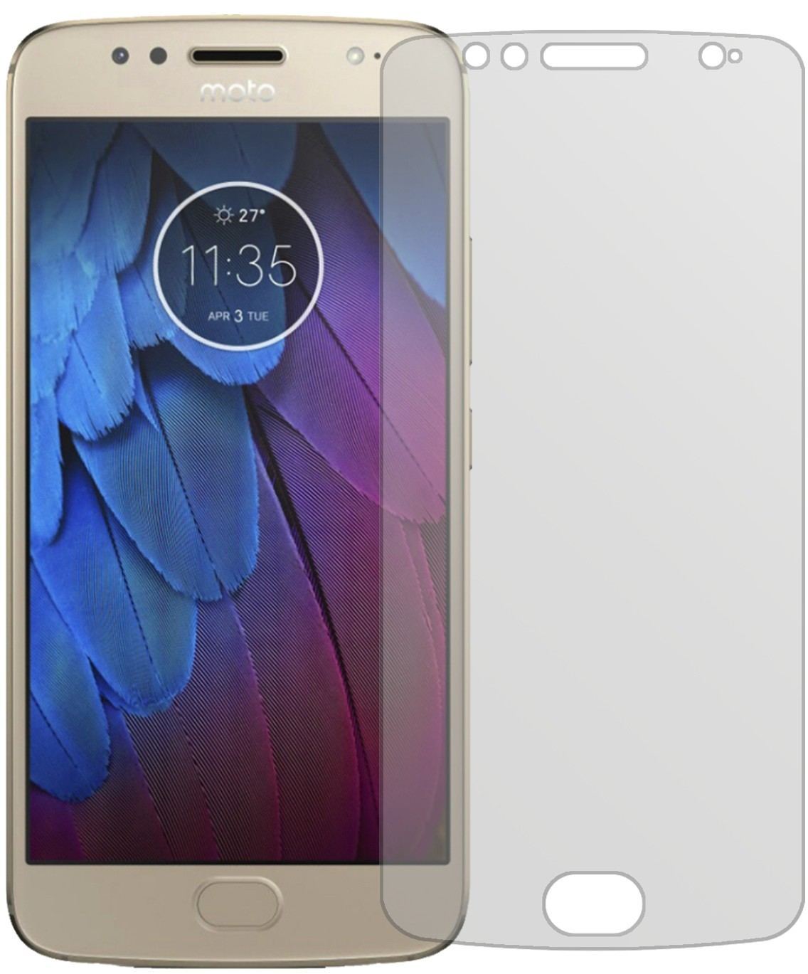 6x Schutzfolie matt für Motorola Moto G5s Display- (2)