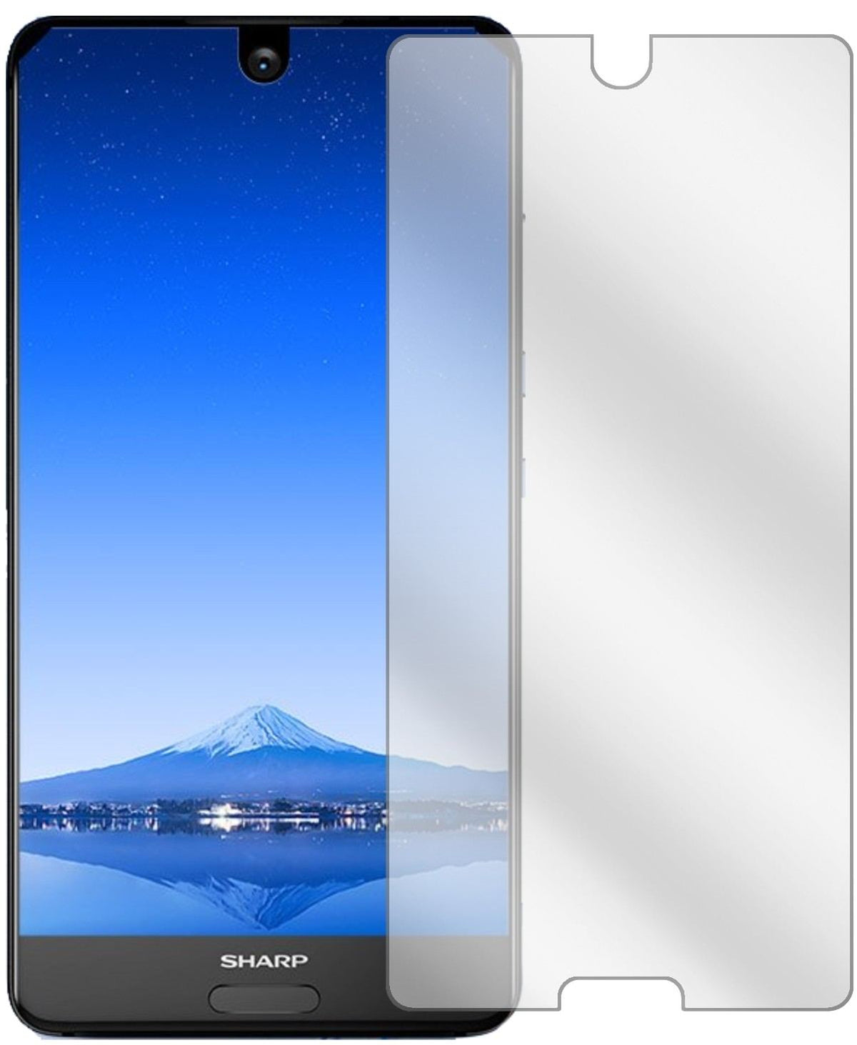 2x Schutzfolie klar für Sharp Aquos S2 Display-Sch (2)