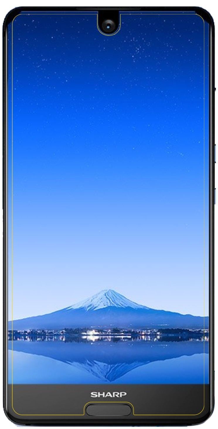 2x Schutzfolie klar für Sharp Aquos S2 Display-Sch (5)