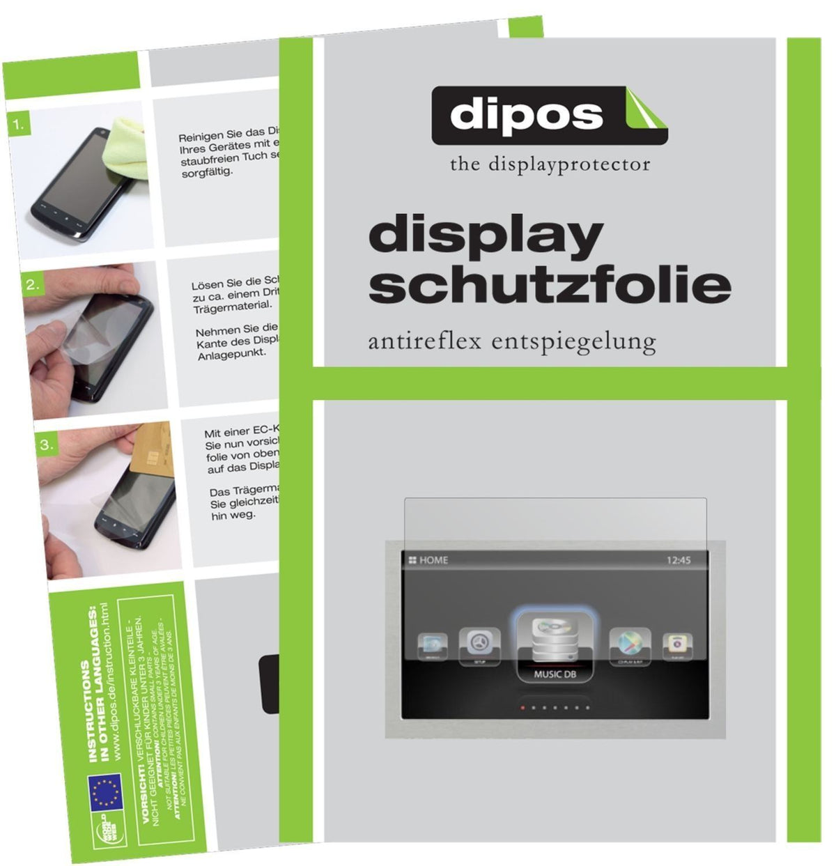 2x Schutzfolie matt für Cocktail Audio X50 Display (1)