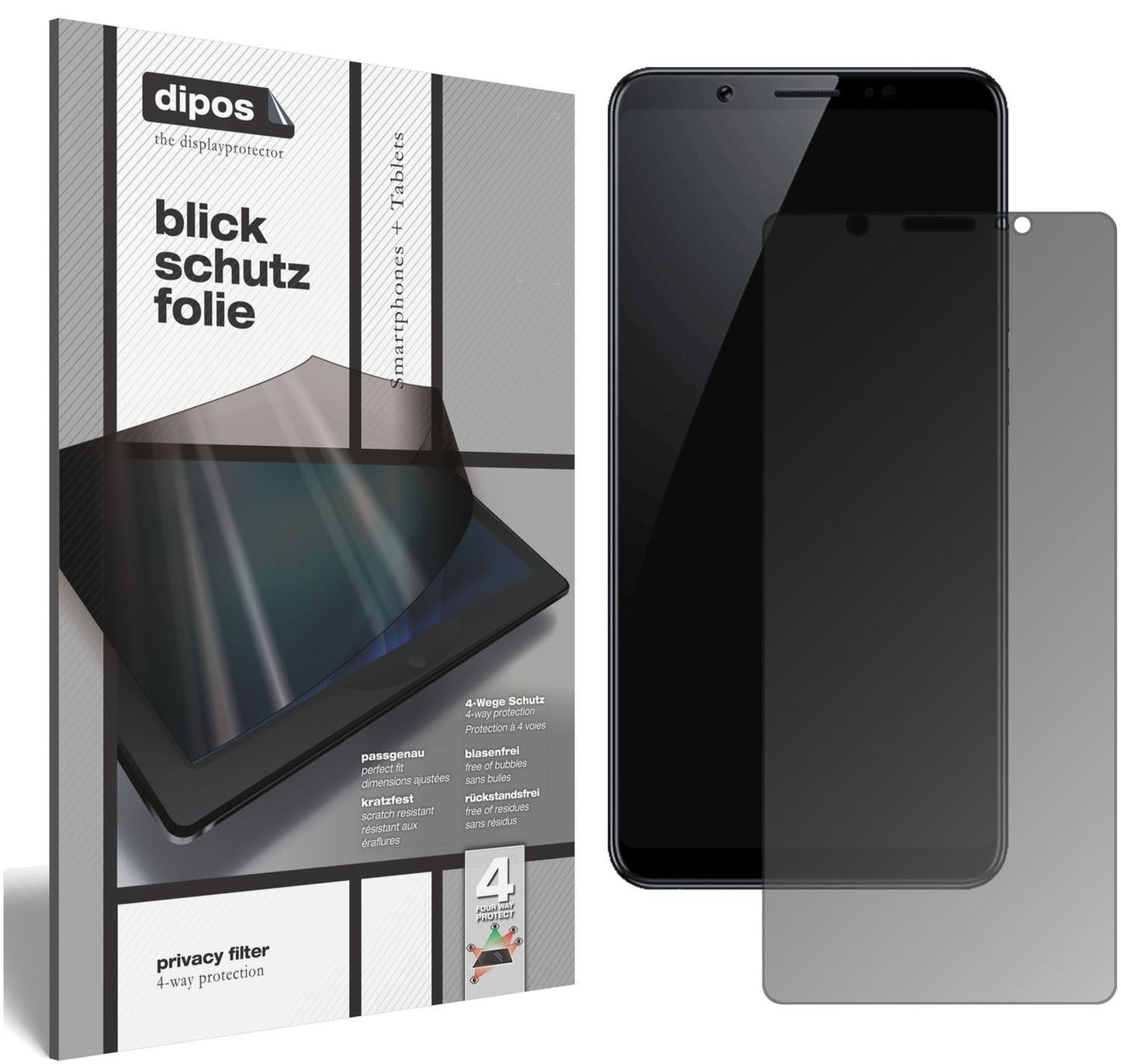Blickschutzfolie für Vivo V7+ matt Schutzfolie Pri (1)