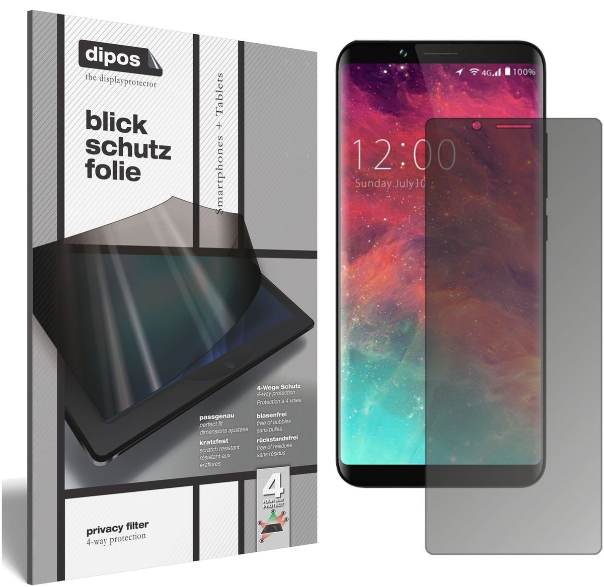 Blickschutzfolie für Umidigi S2 matt Schutzfolie P (1)