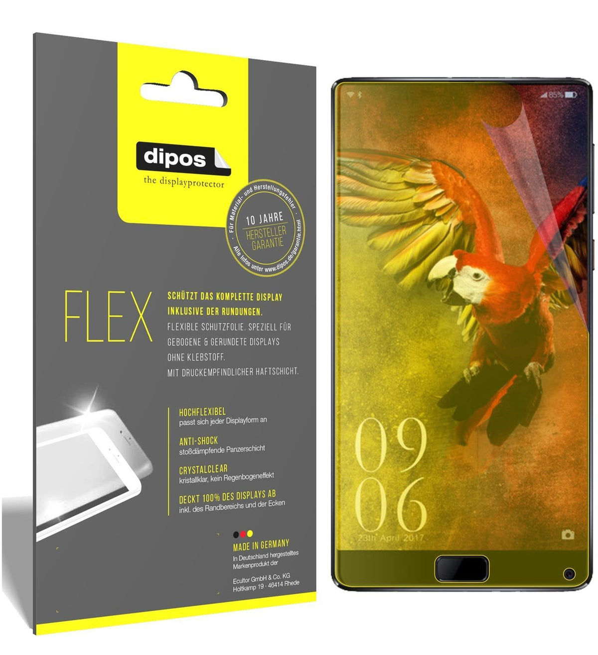3x 3D Full Cover Schutzfolie für Elephone S8 (1)