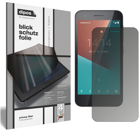 Blickschutzfolie für Vodafone Smart E8 matt Schutz (1)