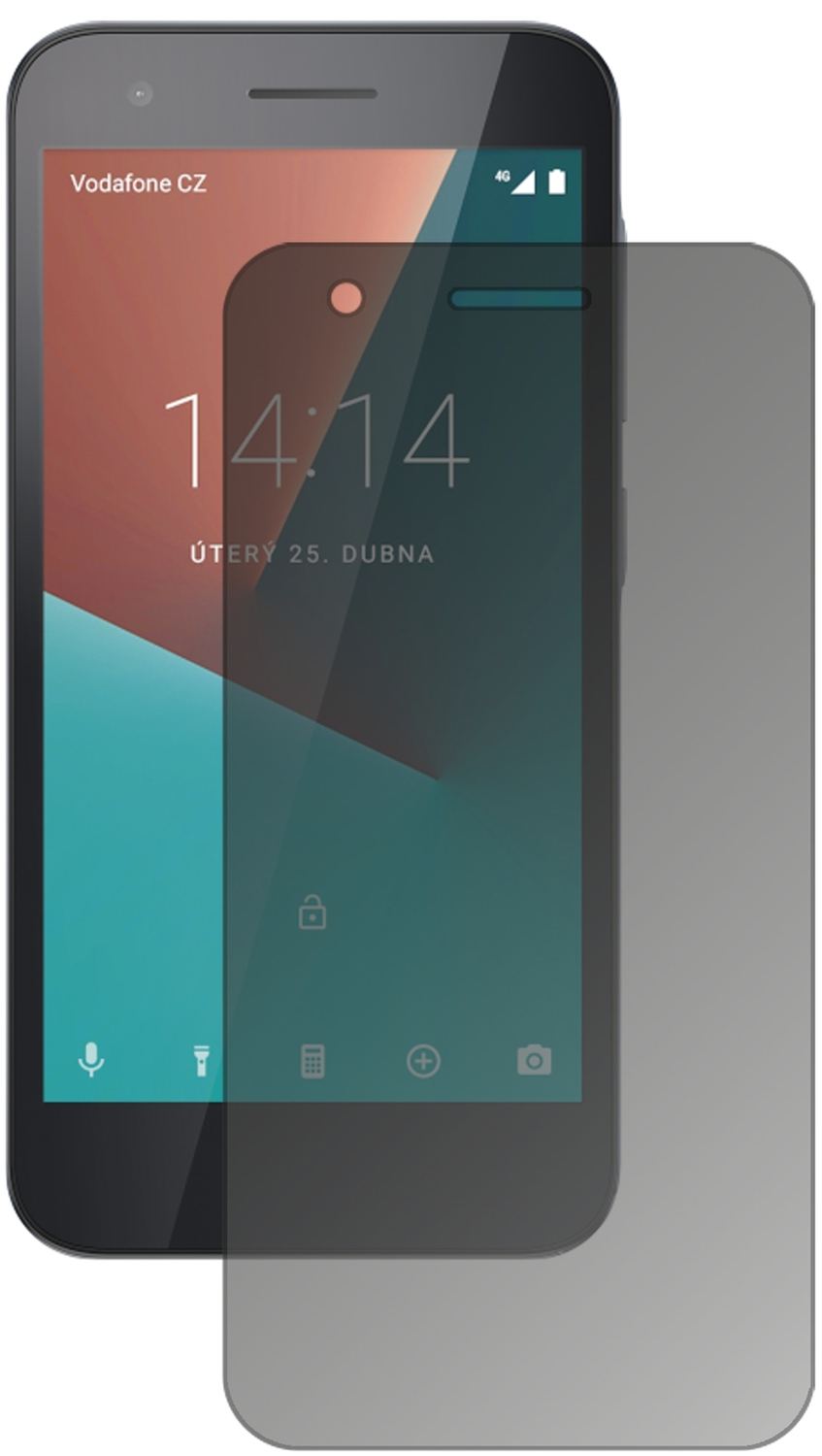 Blickschutzfolie für Vodafone Smart E8 matt Schutz (2)