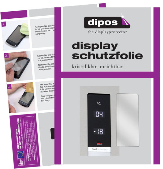 2x Schutzfolie klar für Bosch KGN39XI45 Serie 6 Di (1)