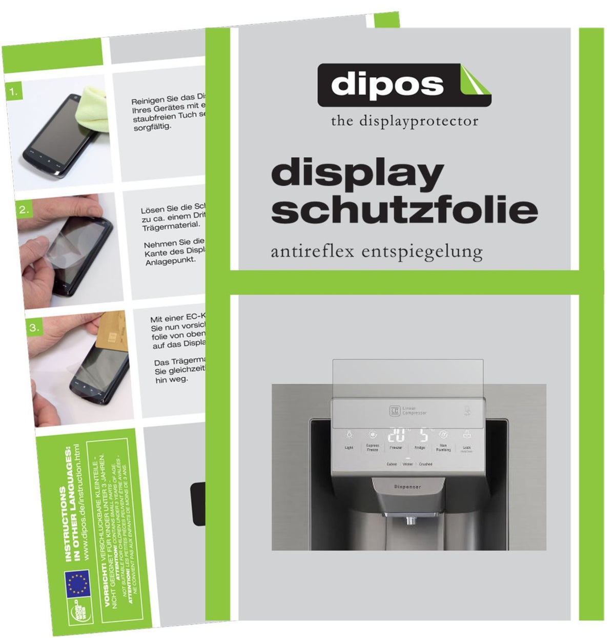 2x Schutzfolie matt für LG GSJ 961 NEBZ Display-Sc (1)