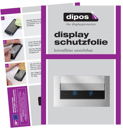 2x Schutzfolie klar für Samsung RS7528THCSLEF Disp (1)