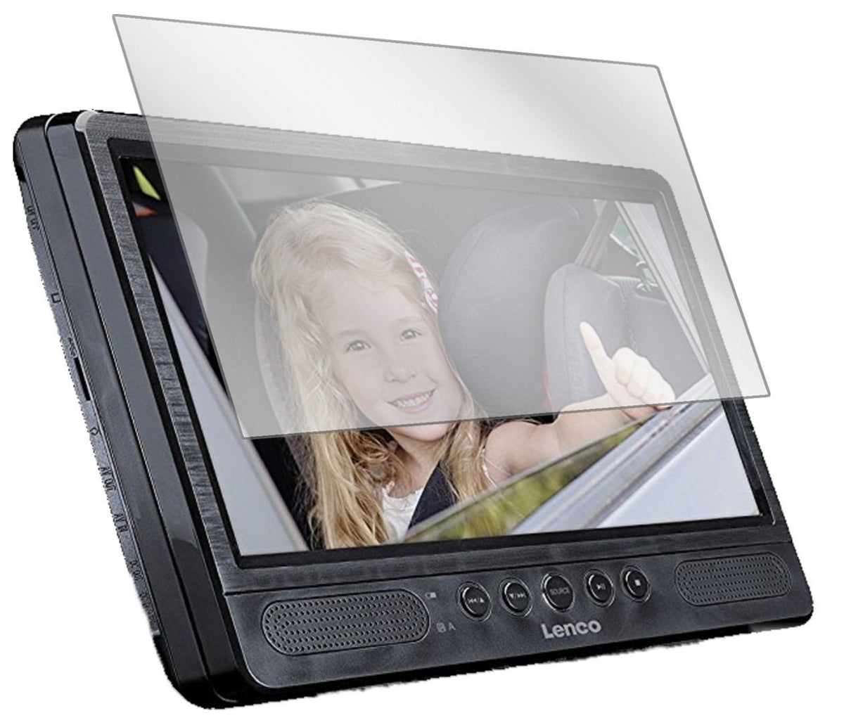3x Schutzfolie klar für Lenco DVP-1045 Display-Sch (2)