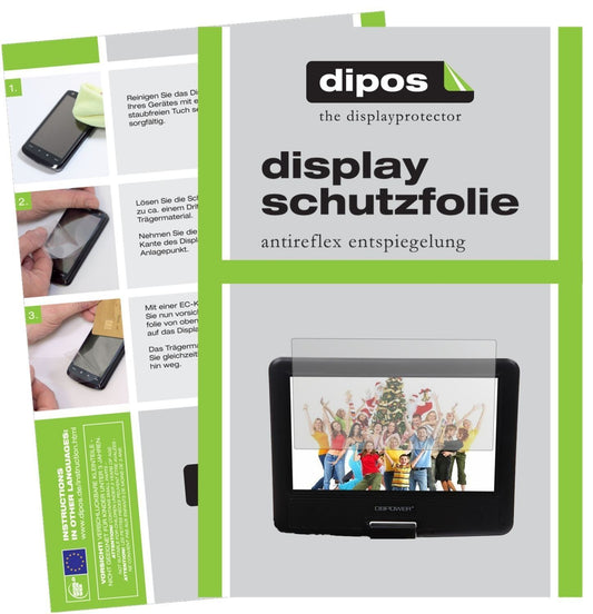 3x Schutzfolie matt für DBPower 9,5 Zoll Tragbarer (1)