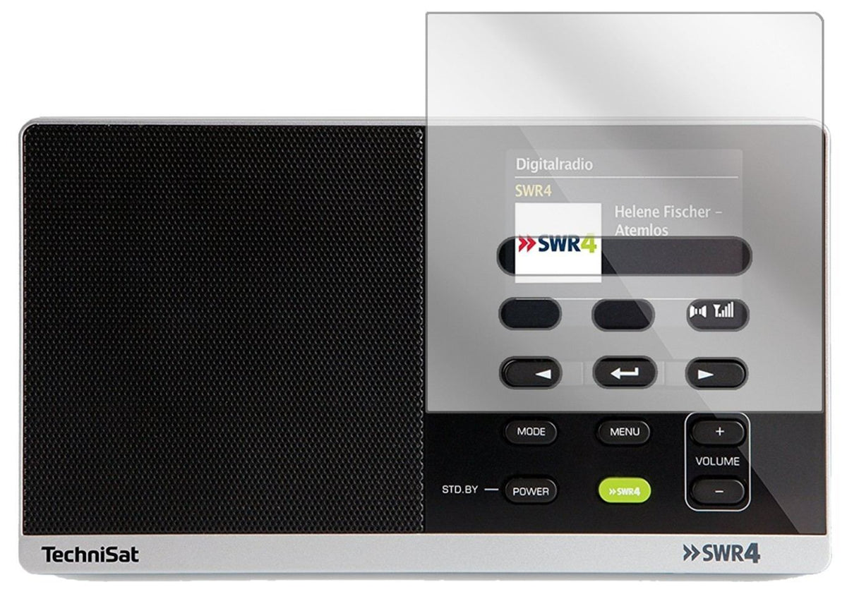 3x Schutzfolie klar für TechniSat Digitradio 215 D (2)