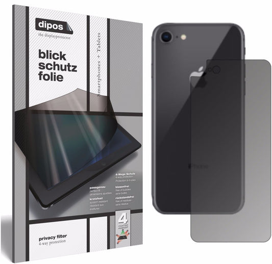 Blickschutzfolie für Apple iPhone 8 Rückseite matt (1)