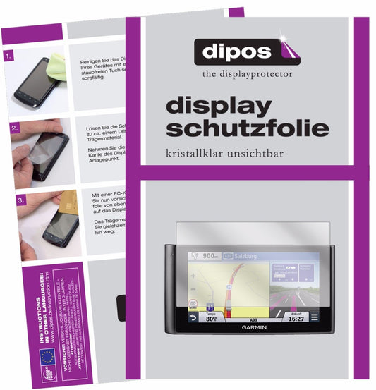 3x Schutzfolie klar für Garmin dezlCam Display-Sch (1)