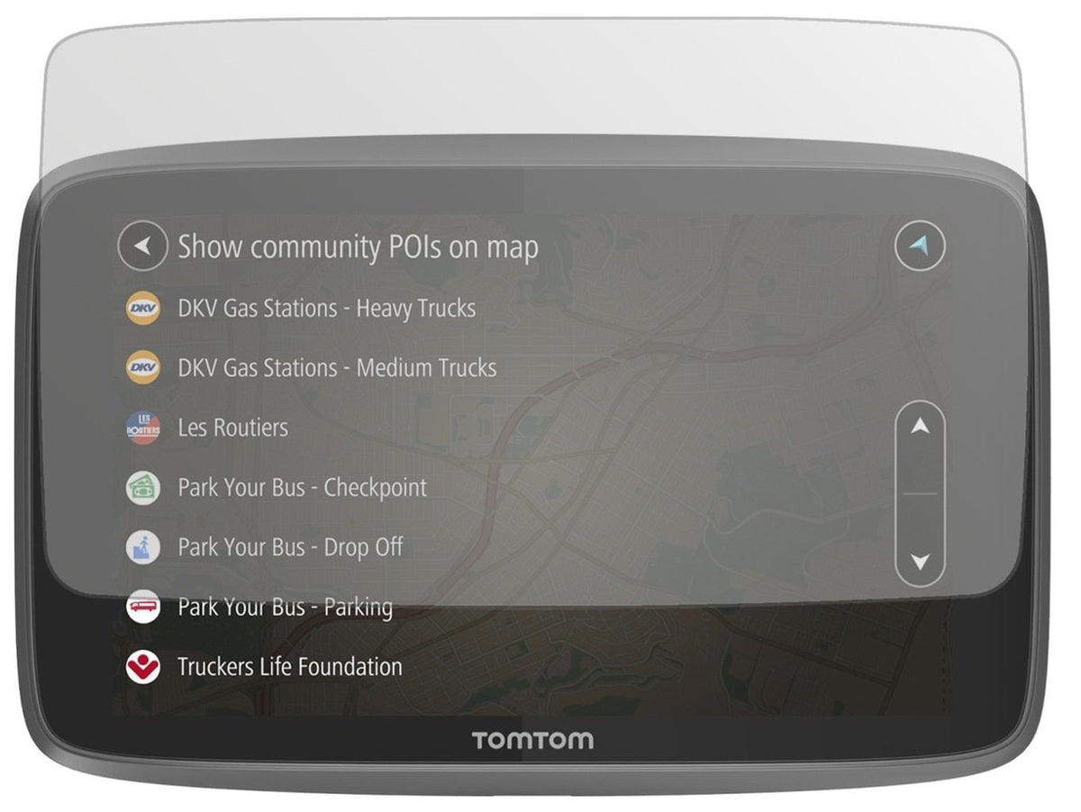 3x Schutzfolie matt für TomTom Go Professional 625 (2)