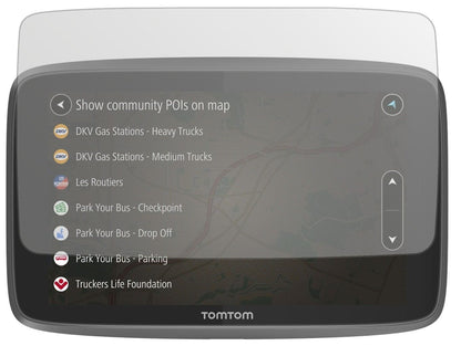 3x Schutzfolie matt für TomTom Go Professional 625 (2)