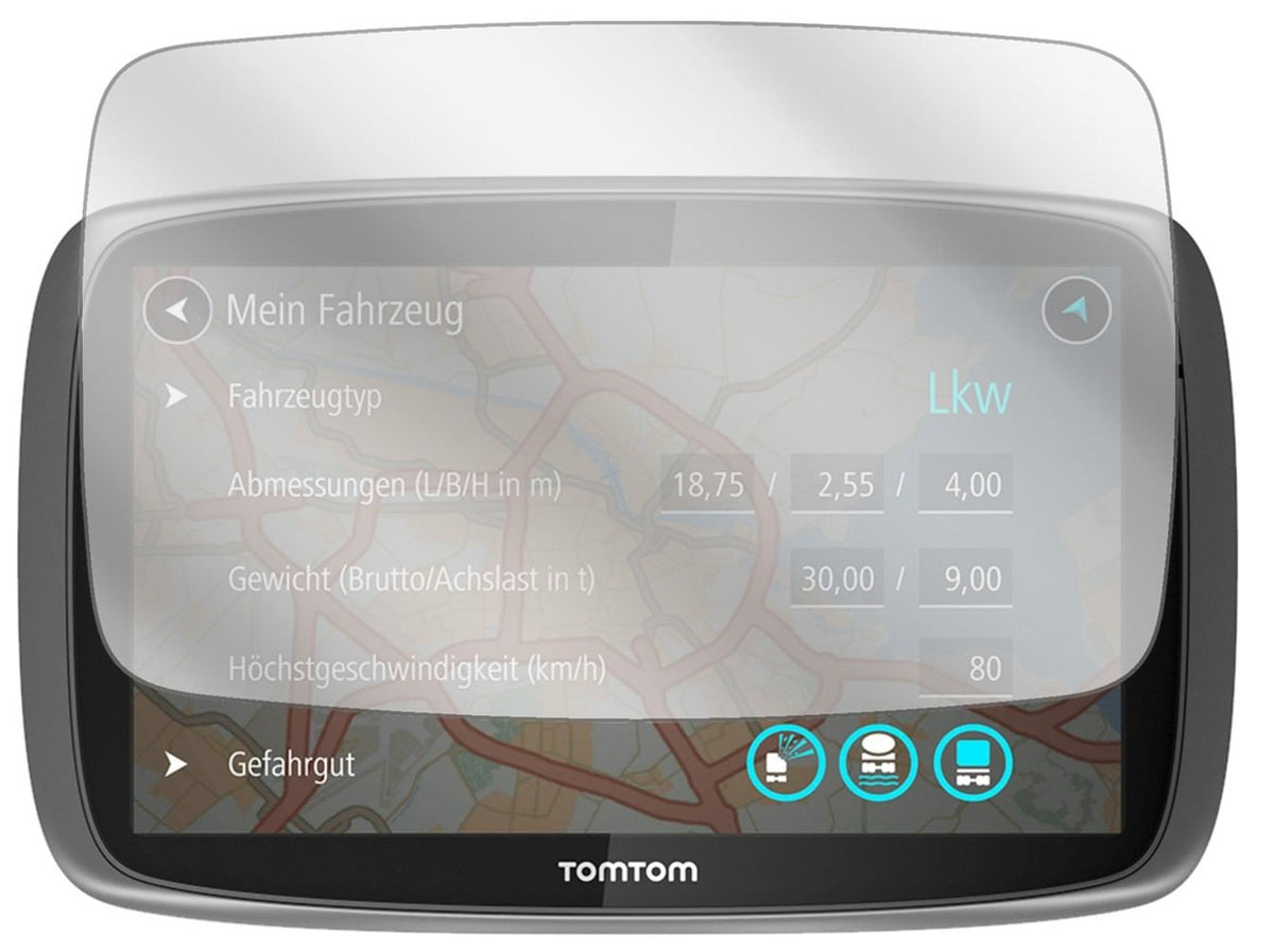 3x Schutzfolie klar für TomTom Trucker 6000 Displa (2)