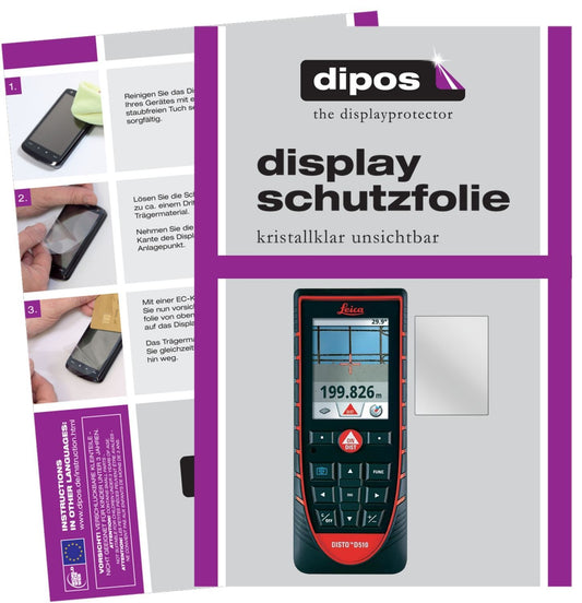 3x Schutzfolie klar für Leica DISTO 510 Display-Sc (1)
