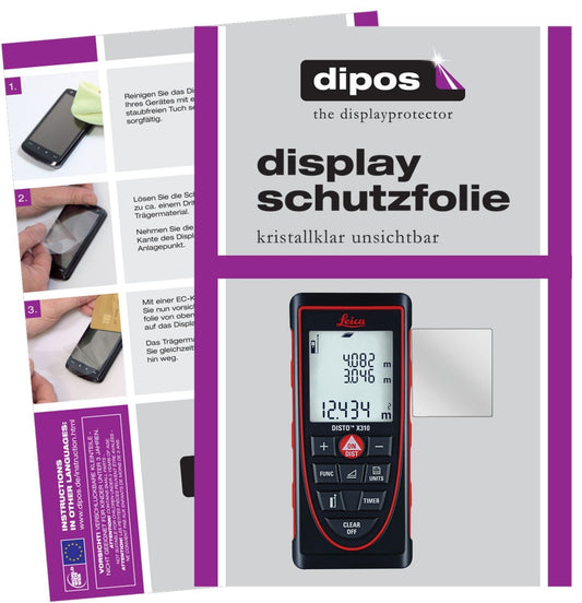 3x Schutzfolie klar für Leica DISTO X310 Display-S (1)