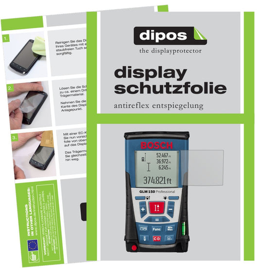 3x Schutzfolie matt für Bosch Professional GLM 150 (1)