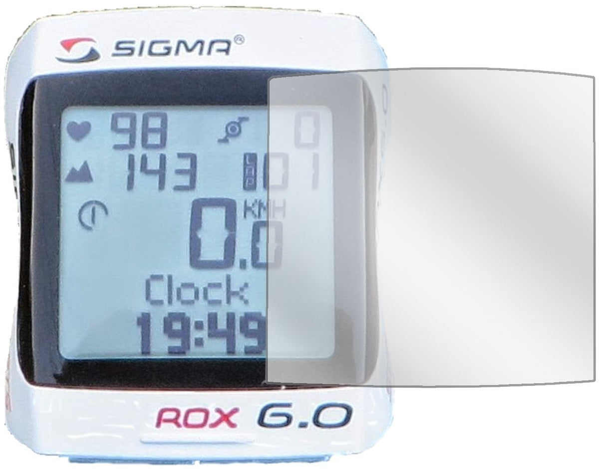 3x Schutzfolie klar für Sigma Rox 6.0 Display-Schu (2)