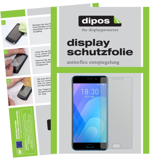 2x Schutzfolie matt für Meizu M6 Note Display-Schu (1)
