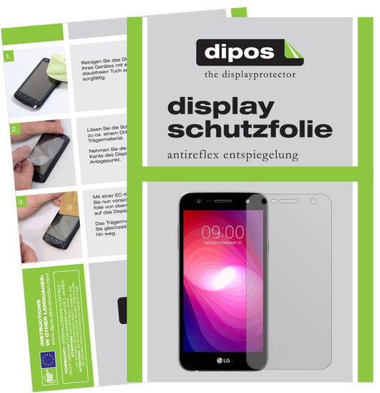 2x Schutzfolie matt für LG X Power 2 Display-Schut (1)