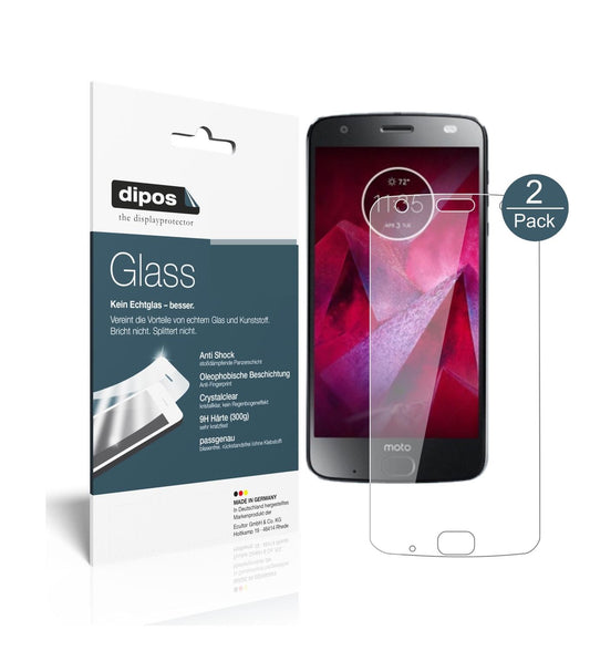 2x 9H Schutzfolie für Lenovo Moto Z2 Force Panzerf (1)