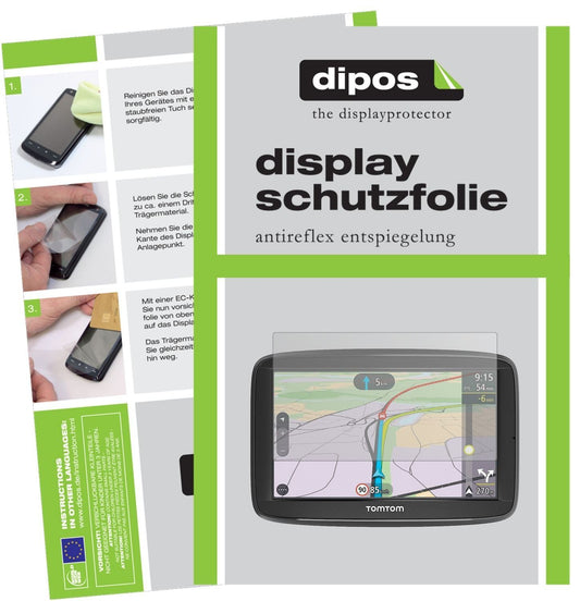 3x Schutzfolie matt für TomTom Via 62 Display-Schu (1)