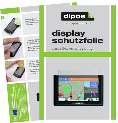 3x Schutzfolie matt für Garmin Drive 51 LMT-S Disp (1)