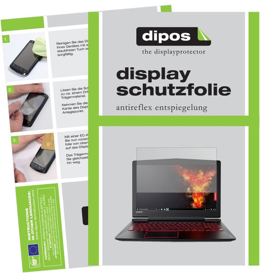 2x Schutzfolie matt für Lenovo Legion Y520 Display (1)