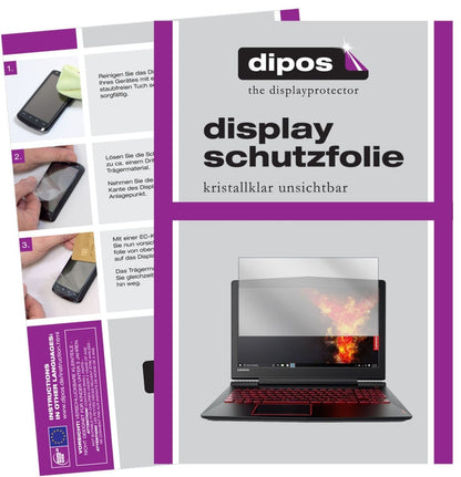 2x Schutzfolie klar für Lenovo Legion Y520 Display (1)