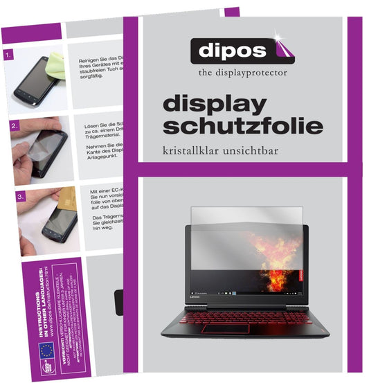 2x Schutzfolie klar für Lenovo Legion Y520 Display (1)