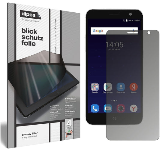 Blickschutzfolie für ZTE Blade V7 Plus matt Schutz (1)