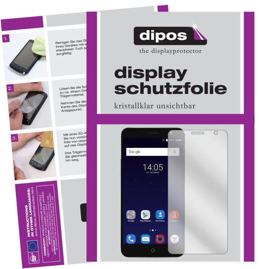 2x Schutzfolie klar für ZTE Blade V7 Plus Display- (1)