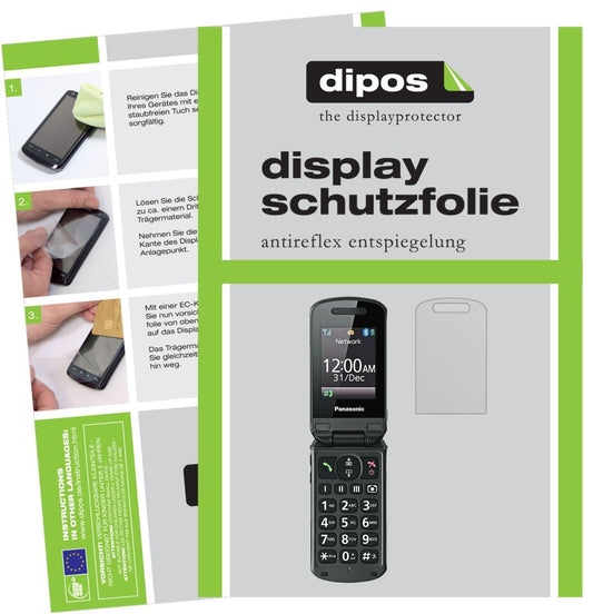 2x Schutzfolie matt für Panasonic KX-TU329 Display (1)