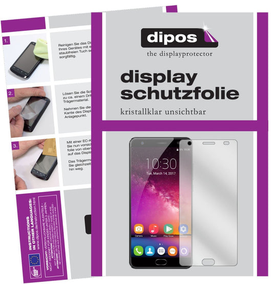 2x Schutzfolie klar für Oukitel K6000 Plus Display (1)