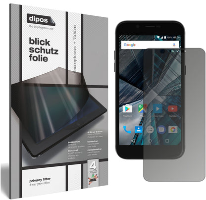 Blickschutzfolie für Archos 50 Graphite matt Schut (1)