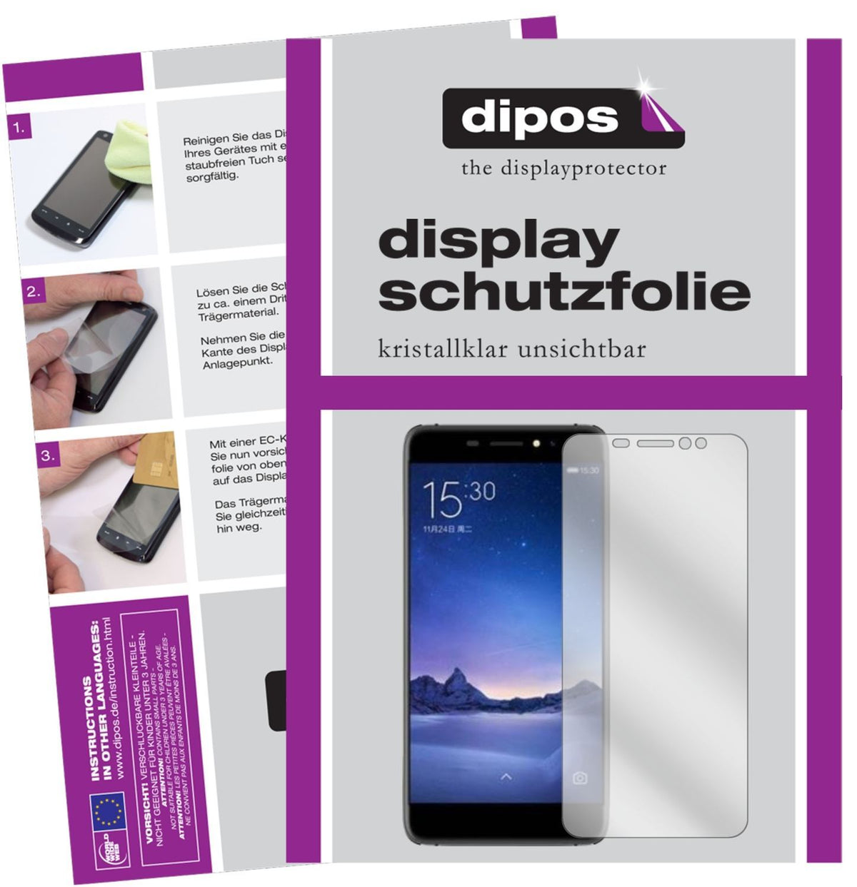 6x Schutzfolie klar für Ulefone S8 Pro Display-Sch (1)