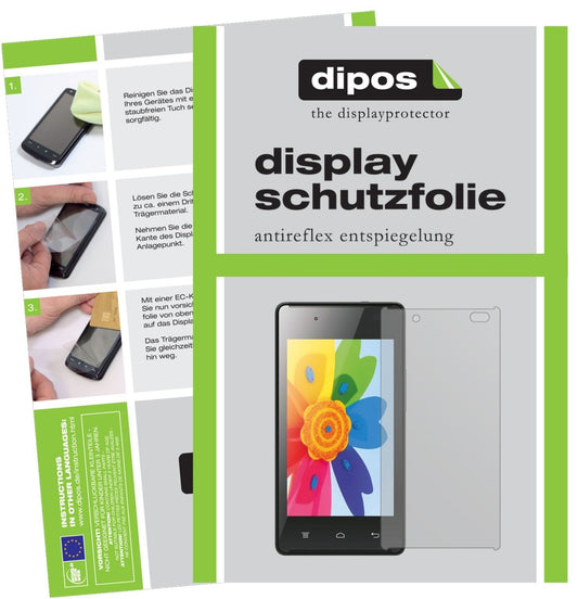 2x Schutzfolie matt für Hisense HS-U610 Display-Sc (1)