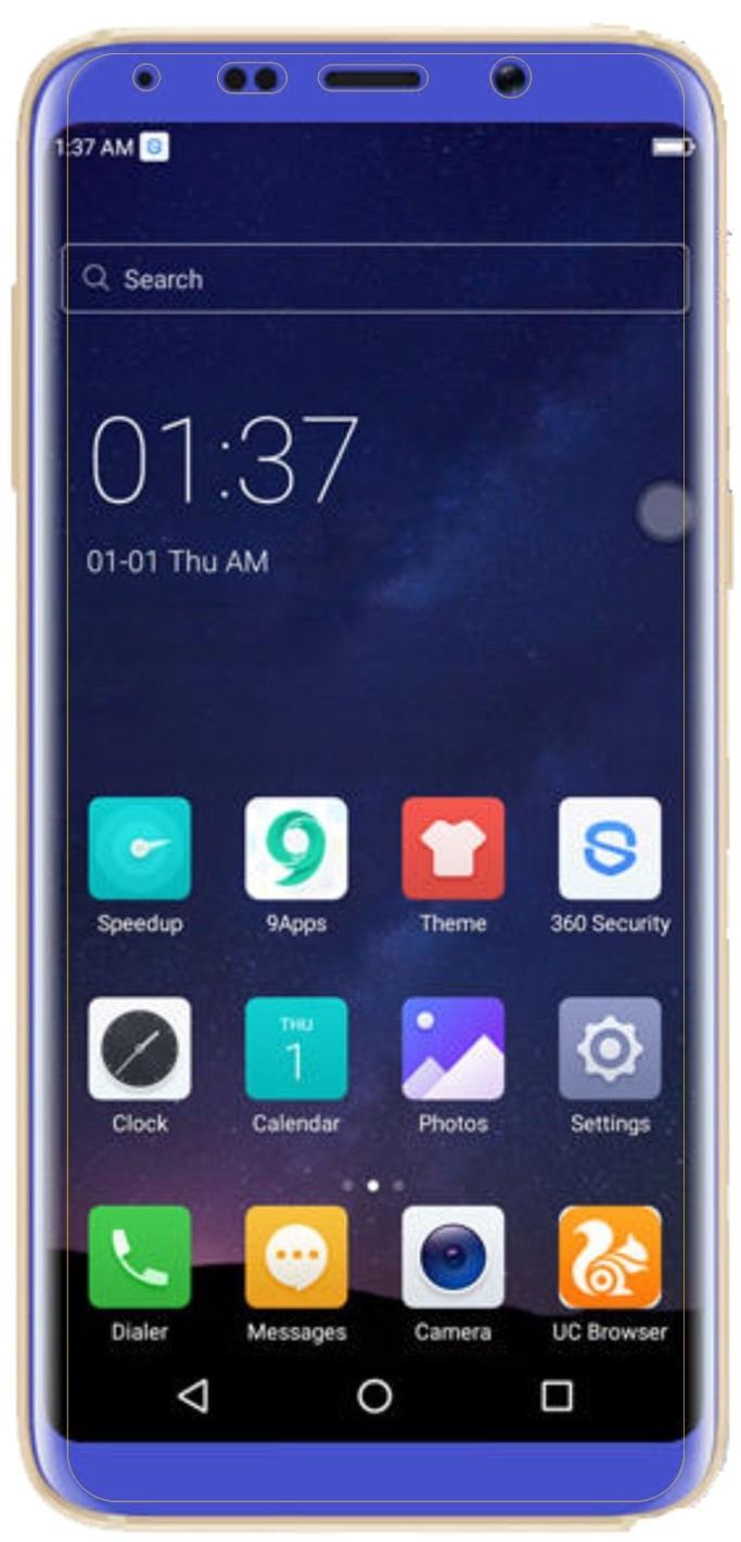6x Schutzfolie matt für BLUBOO S8 Display-Schutzfo (6)