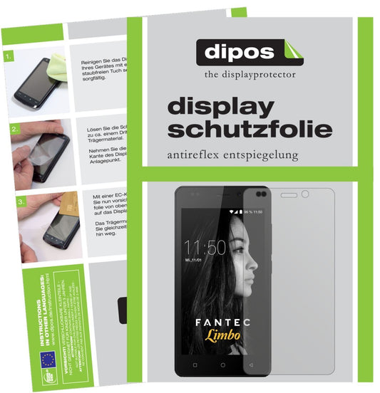 2x Schutzfolie matt für Fantec Limbo Display-Schut (1)