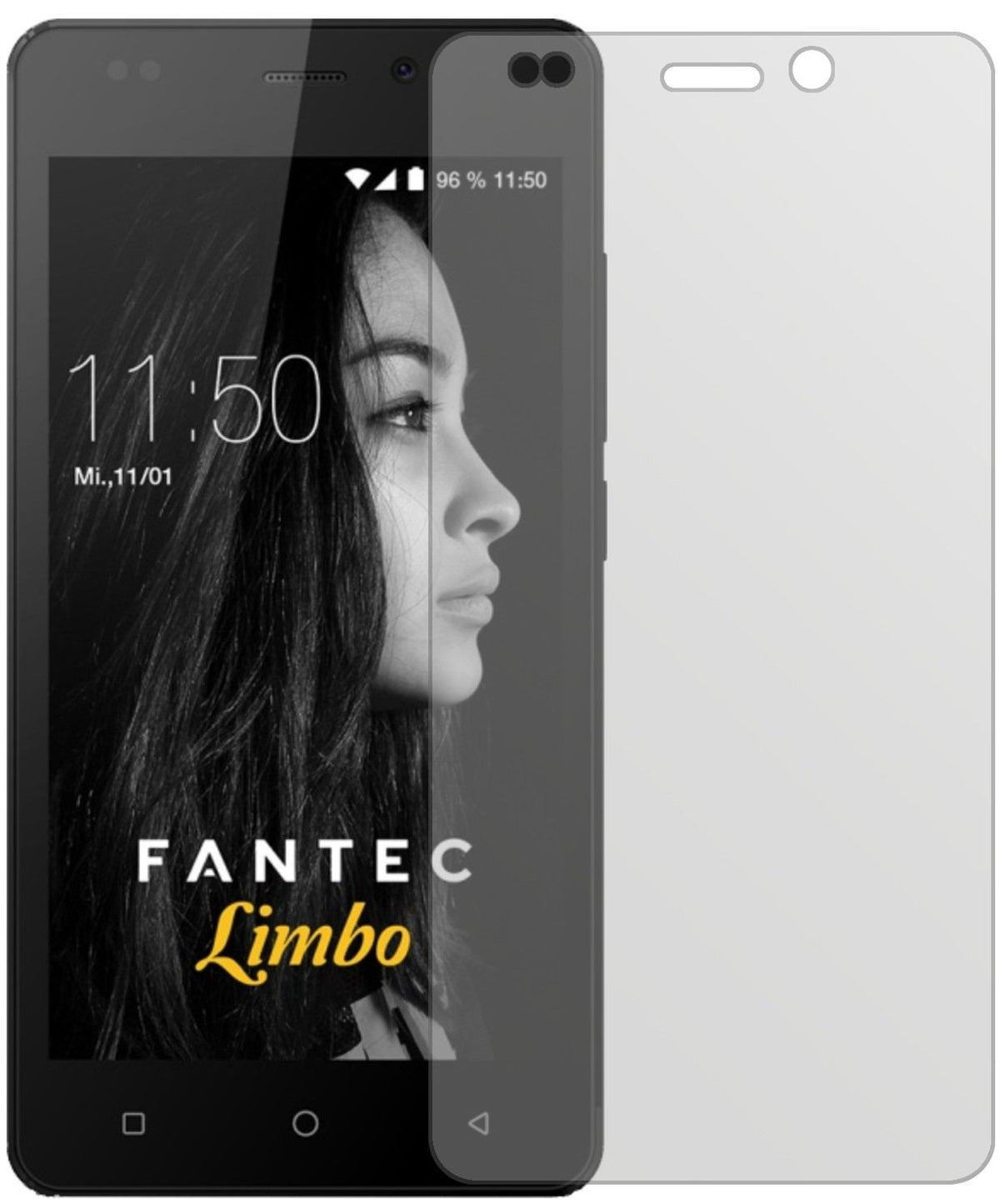 2x Schutzfolie matt für Fantec Limbo Display-Schut (2)