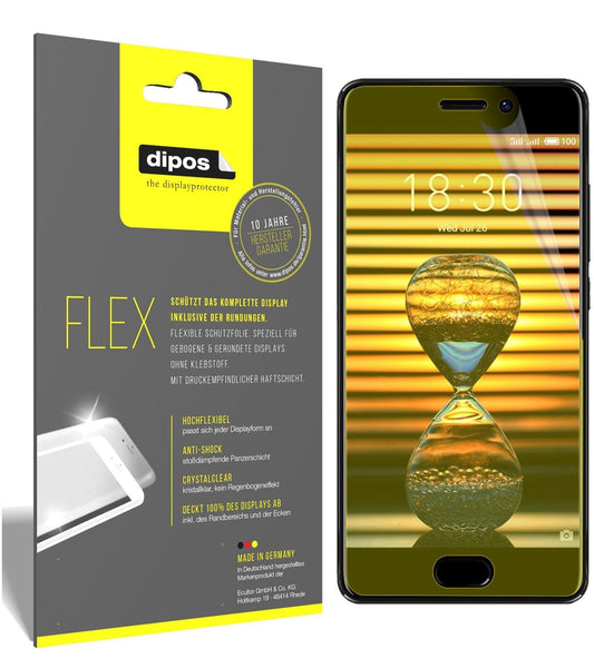 3x 3D Full Cover Schutzfolie für Meizu Pro 7 Plus (1)