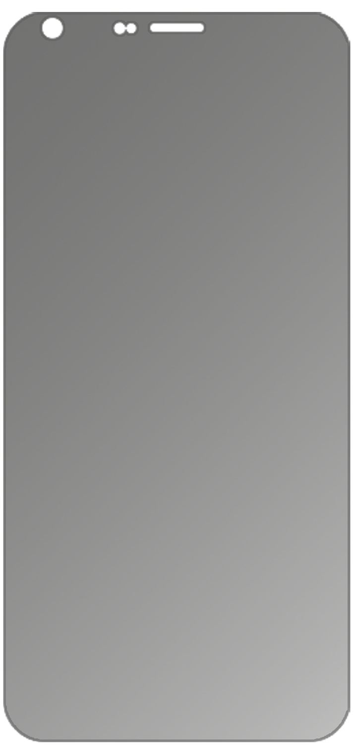 Blickschutzfolie für LG Q6+ matt Schutzfolie Priva (3)