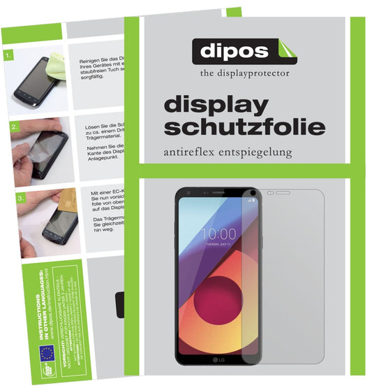 2x Schutzfolie matt für LG Q6+ Display-Schutzfolie (1)
