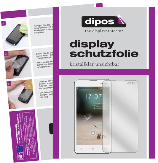 2x Schutzfolie klar für Hisense HS-U971AE Display- (1)