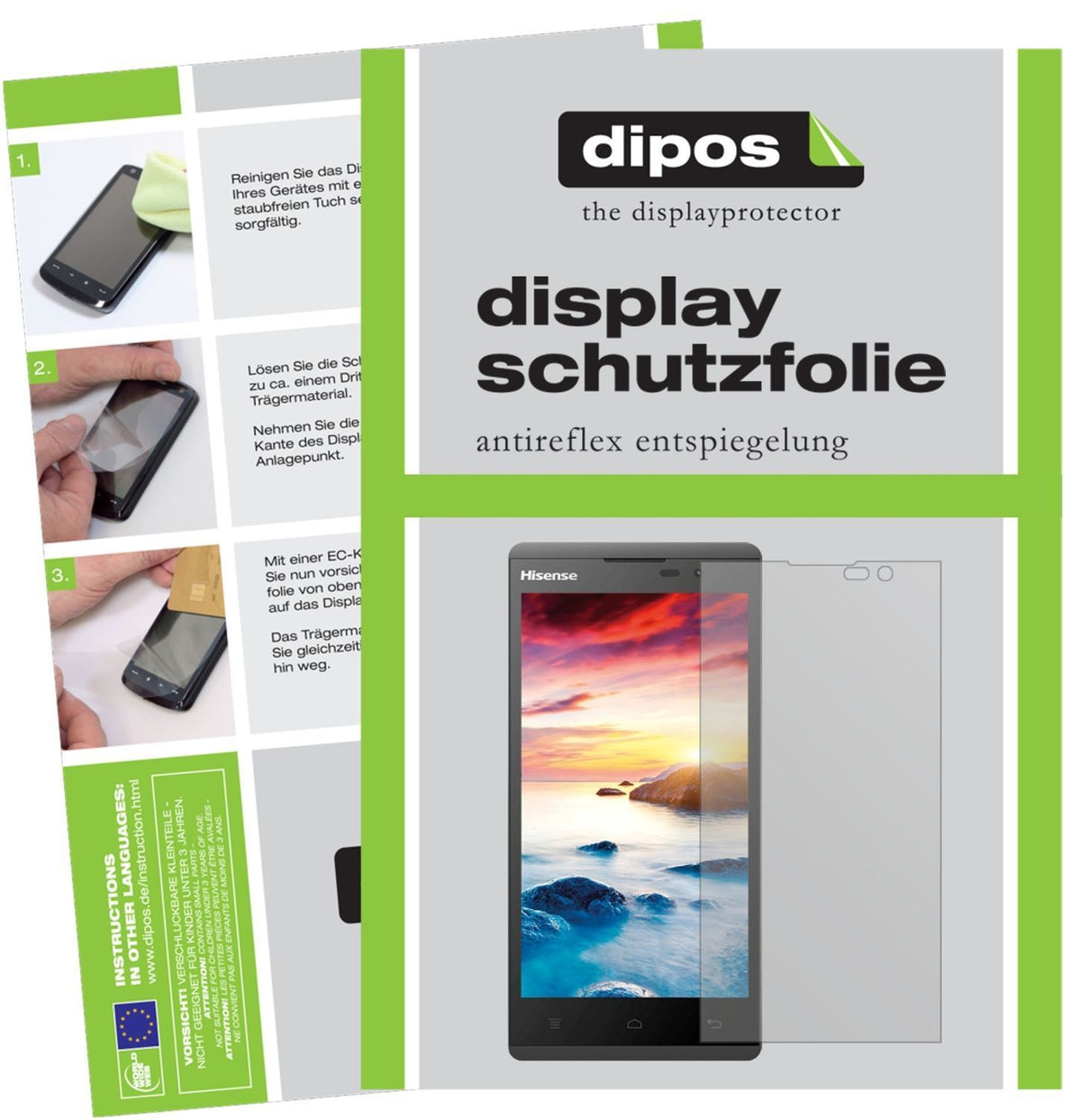2x Schutzfolie matt für Hisense Sero 5 L691 Displa (1)